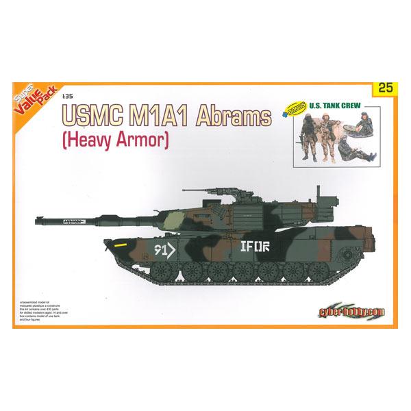 M1A1 Abrams USMC + Equipage Dragon 1/35 - T2M-D9125