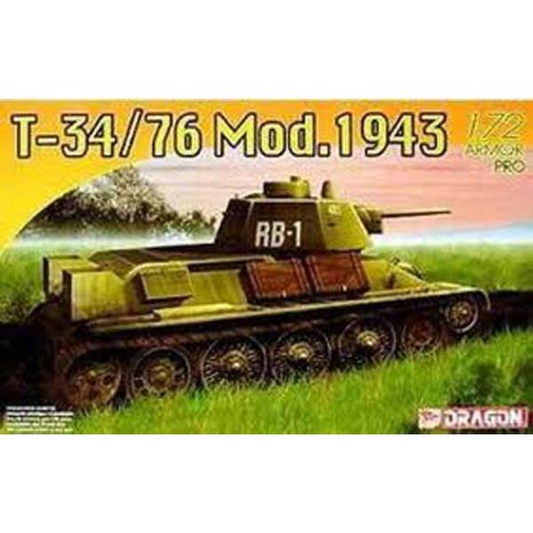 T-34/76 Modèle1943 Dragon 1/72 - T2M-D7277