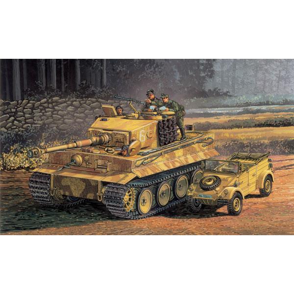 Tiger I et Kubelwagen Dragon 1/72 - T2M-D7434