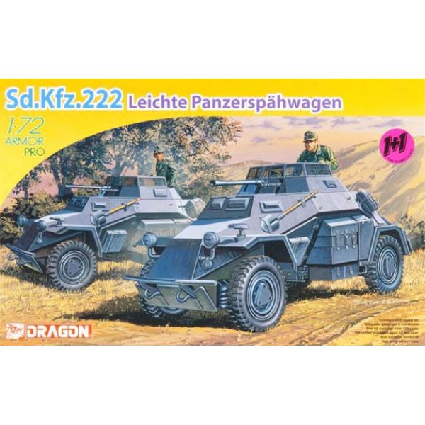 Sd.Kfz.222 Leiche Pz. Dragon 1/72 - T2M-D7393