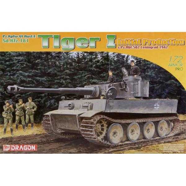 Tiger I Production initiale 42 Dragon 1/72 - T2M-D7370