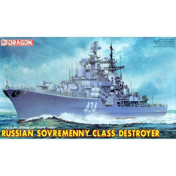 Destroyer Russe Sovremenny Dragon 1/700 - T2M-D7048
