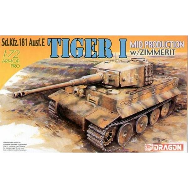 Tiger I Milieu de Production Dragon 1/72 - T2M-D7251