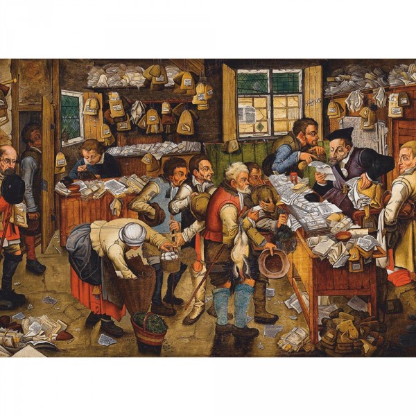 Puzzle 1000 pièces : Brueghel : L'avocat de village - Dtoys-66947BR06