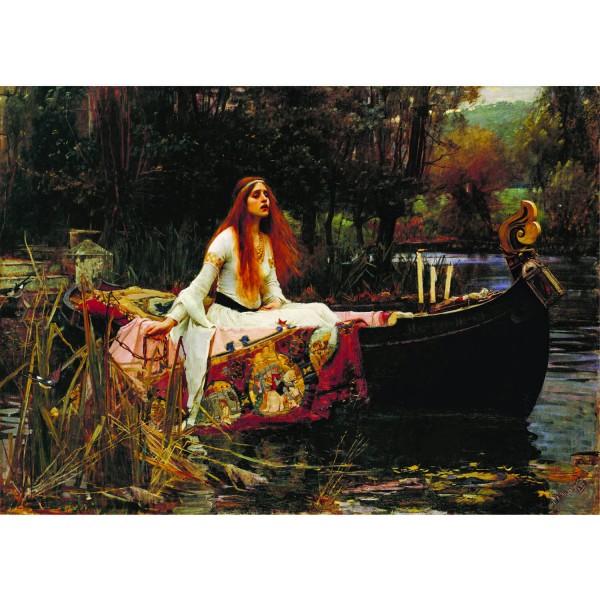 Puzzle 1000 pièces : John William Waterhouse : La Dame de Shalott - Dtoys-72757WA01