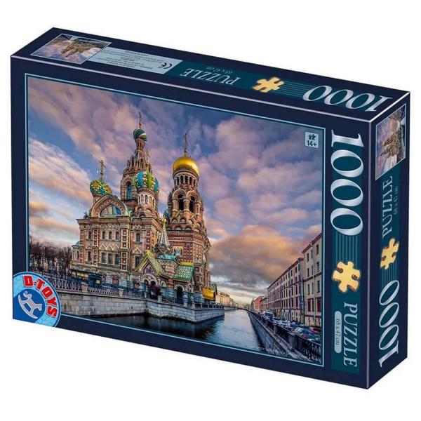 Puzzle 1000 pièces : Saint Pétersbourg - Dtoys-47201