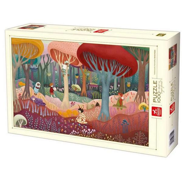 1000 pieces Puzzle : Magic Forest - Dtoys-47560
