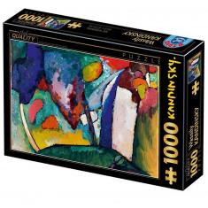 1000 pieces jigsaw puzzle : Kandinsky - Waterfall