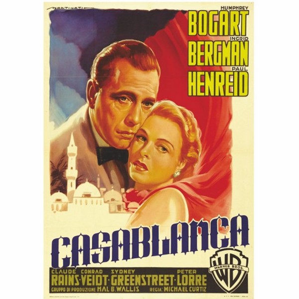 Poster vintage : Casablanca - DToys-67579PS11