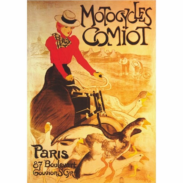 Poster vintage : Motocycles Comiot - DToys-67579PS02