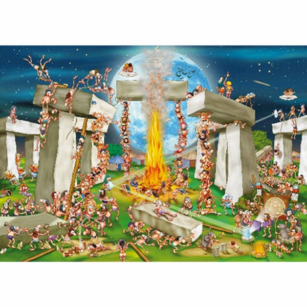 Puzzle 1000 pièces - Cartoon Collection : Stonehenge - Dtoys-61218CC02