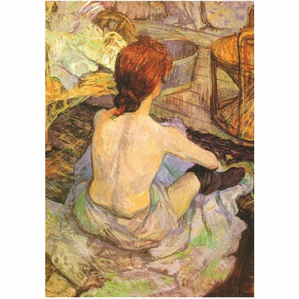 Puzzle 1000 pièces - Impressionnisme - Lautrec : Femme à sa toilette - DToys-66961IM07