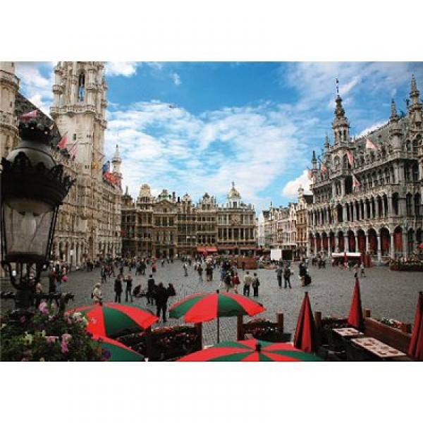Puzzle 1000 pièces - Lieux célèbres : Bruxelles, Belgique - Dtoys-64288FP01