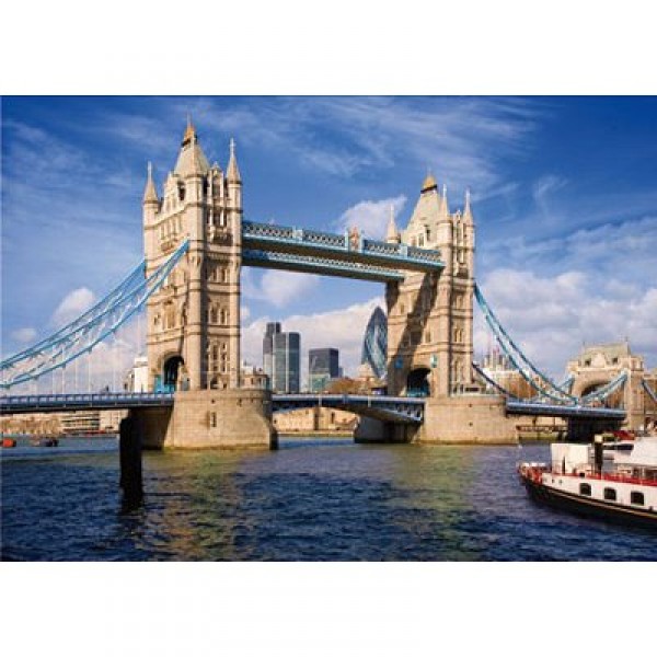 Puzzle 1000 pièces - Lieux célèbres : Tower Bridge, Londres - Dtoys-64288FP08