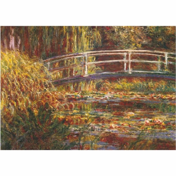 Puzzle 1000 pièces - Monet : Le pont japonais - DToys-67548CM05