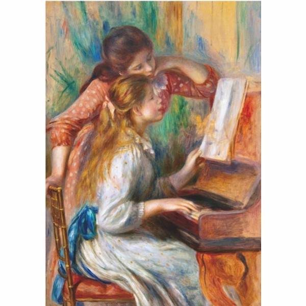 Puzzle 1000 pièces - Renoir : Jeunes filles au piano - DToys-66909RE09OLD
