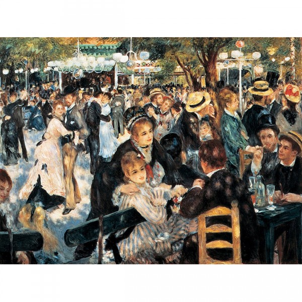 Puzzle 1000 pièces - Renoir : Le bal du Moulin de la Galette - Dtoys-66909RE06