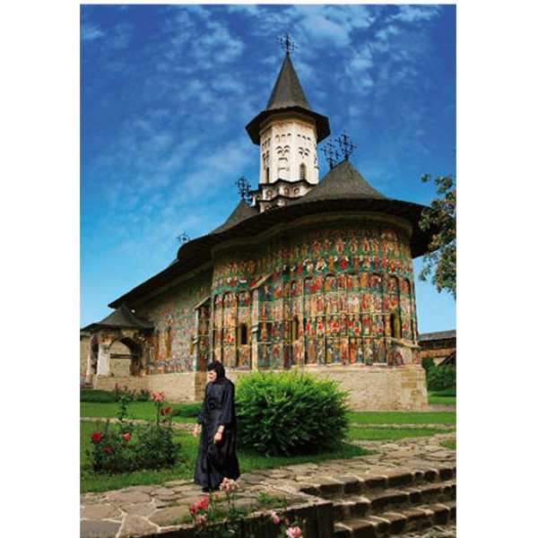 Puzzle 1000 pièces - Roumanie : Monastère Sucevita - Dtoys-63038MN03