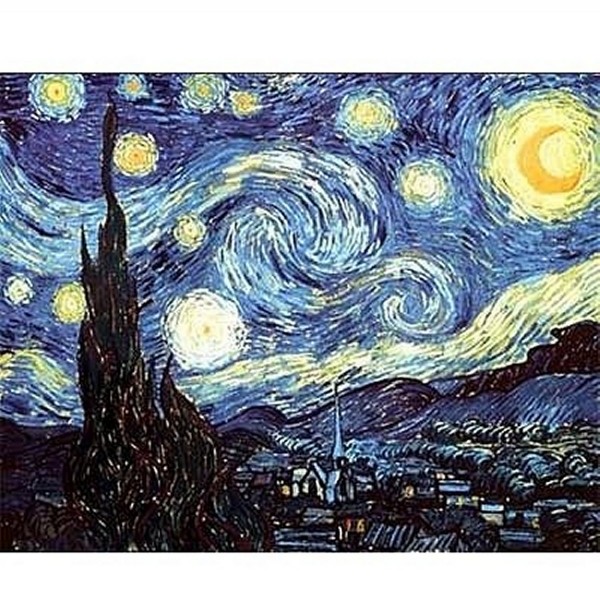 Puzzle 1000 pièces - Van Gogh : Nuit étoilée - Dtoys-66916VG08