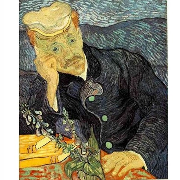 Puzzle 1000 pièces - Van Gogh : Portrait du docteur Gachet - Dtoys-66916VG06