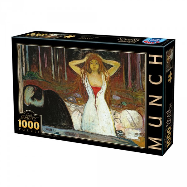 Puzzle 1000 pièces : Edvard Munch : Cendres - Dtoys-72832MU02
