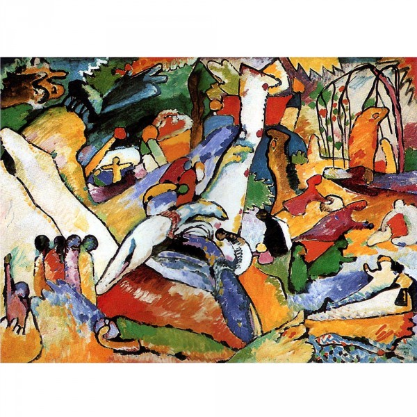 Puzzle 1000 pièces : Kandinsky : Étude pour Composition II - Dtoys-72849KA01