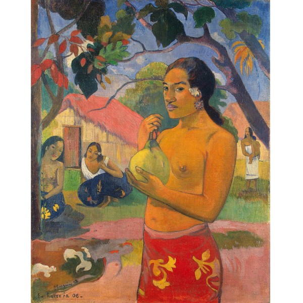 Puzzle 1000 pièces : Paul Gauguin : Femme portant un fruit - Dtoys-72818GA02
