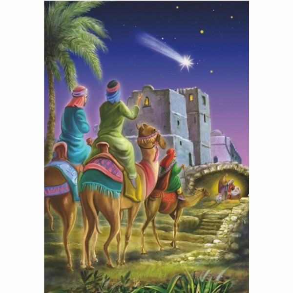 Puzzle 1000 pièces mini - Christmas Collection : L'étoile du berger - Dtoys-67371CM03
