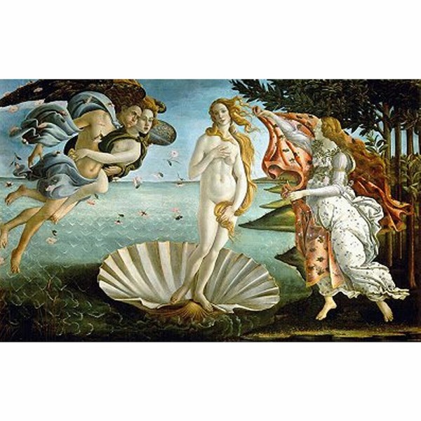 Puzzle 1000 pièces - Renaissance - Botticelli : Naissance de Venus - Dtoys-66954RN04