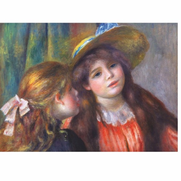 Puzzle 1000 pièces - Renoir : Portrait de deux fillettes - DToys-66909RE08-1