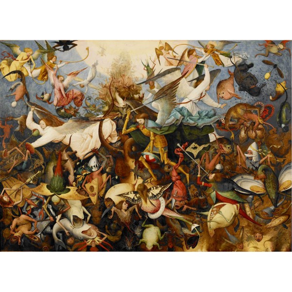 Puzzle 2000 pièces : Brueghel : La Chute des anges rebelles - Dtoys-72900BR02