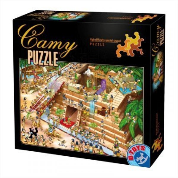 Puzzle 225 pièces - Camy Puzzle : Cartoon pyramide d'Egypte - DToys-64974CP01