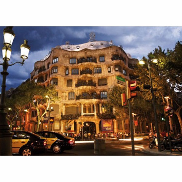 Puzzle 500 pièces - Paysages : Casa Mila, Barcelone, Espagne - Dtoys-50328AB32