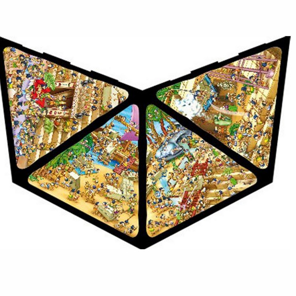 Puzzle 3D Pyramide 504 pièces - Egypte : Cartoon - DToys-65964PC01
