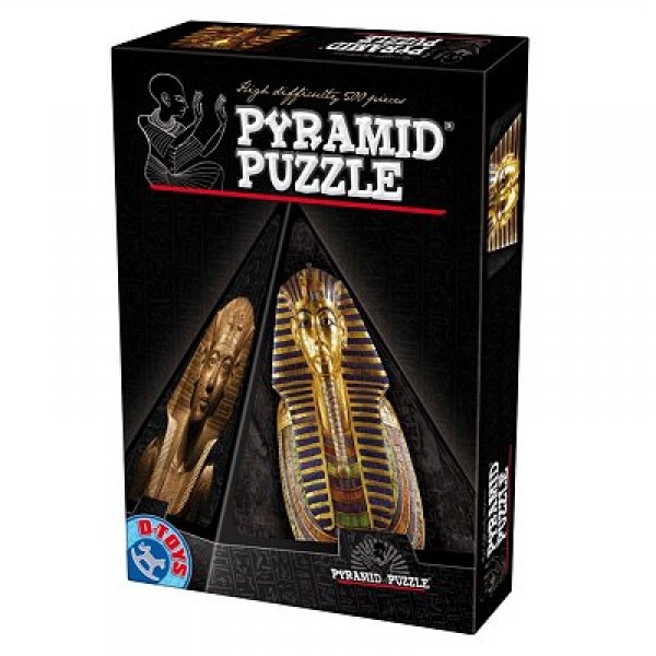 Puzzle 3D Pyramide 500 pièces -  Egypte : Les masques - DToys-65957PP02