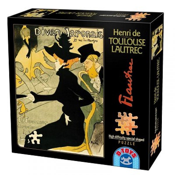 Puzzle 515 pièces - Henri de Toulouse-Lautrec : Divan japonais - Dtoys-66978TL07