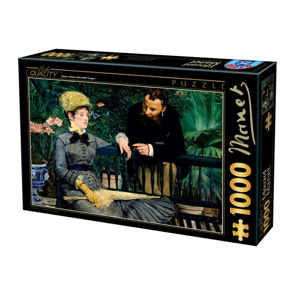 Puzzle 1000 pièces : Edouard Manet : Dans la serre - Dtoys-73068MA03