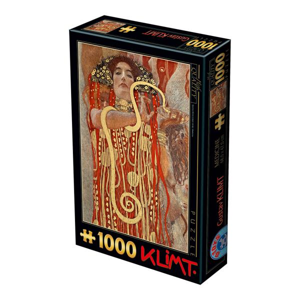 1000 Teile Puzzle: Schlangenfrau, Gustav Klimt - Dtoys-66923KL11
