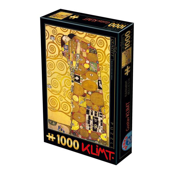 1000 Teile Puzzle: Leistung, Gustav Klimt  - Dtoys-66923KL12