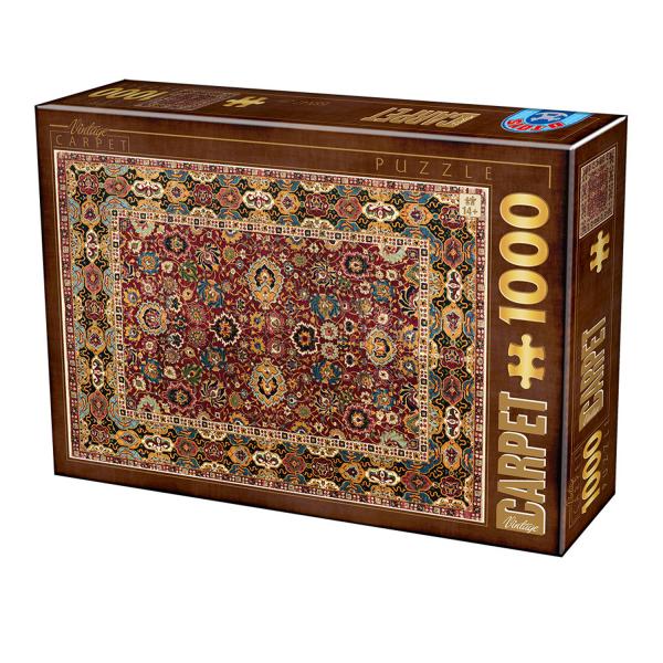 Puzzle 1000 pièces : Vintage tapis - Dtoys-76908VC01