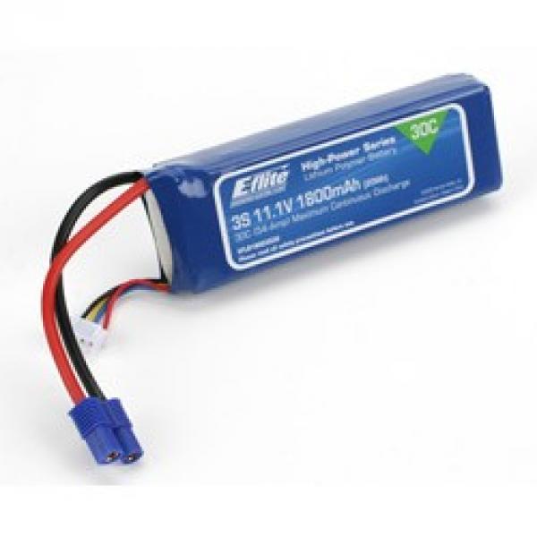 Eflite Batterie 3s 11.1v 1800mAh 30C - EFLB18003S30