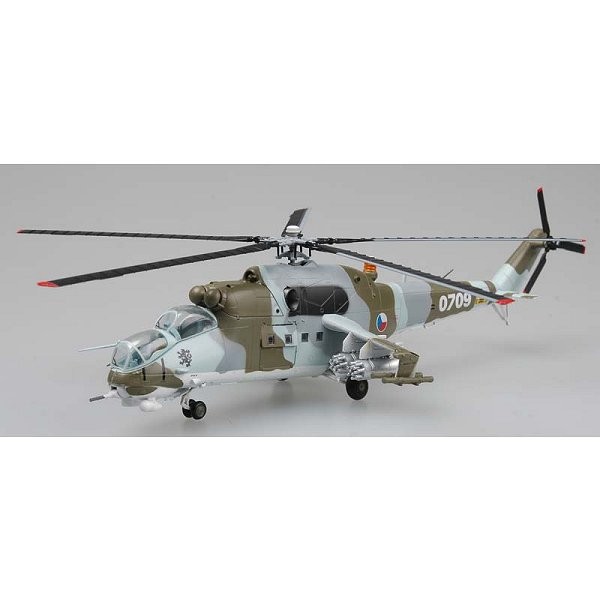 Modèle réduit : Hélicoptère MIL Mi-24 : Forces aériennes République Tchèque N°0709 - Easymodel-EAS37036