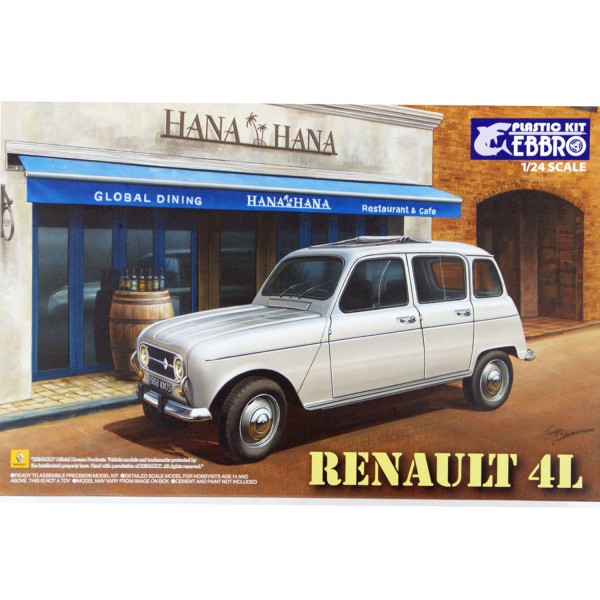 Maquette voiture : Renault 4L - Ebbro-EBR25002