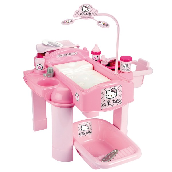 Table à langer : Nursery Hello Kitty rose - Ecoiffier-2854