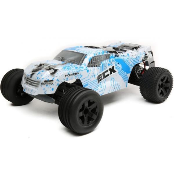 1/10 2wd Circuit Brushed White/Blue RTR INT - ECX03330IT1