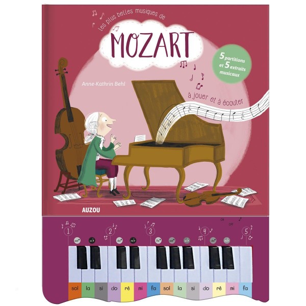 Livre-piano Mozart - Auzou-53764