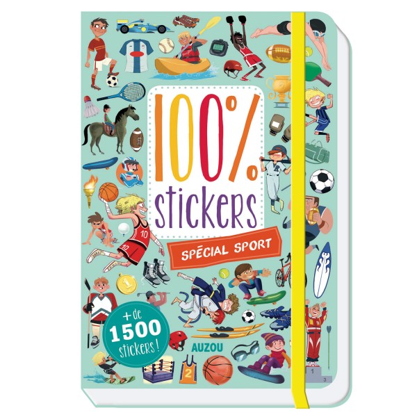 Carnet 100% stickers : Spécial Sport - Auzou-AU2922