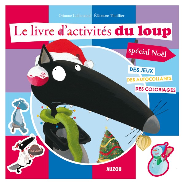 Livre d'activités du Loup, spécial Noël - Auzou-AU3002