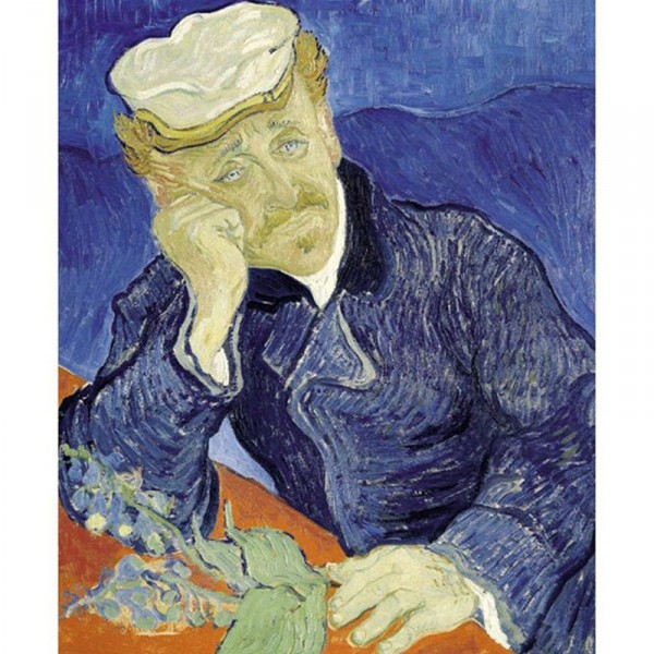 Puzzle 1000 pièces : Portrait du Docteur Gachet, Vincent Van Gogh - Ricordi-2801N16060G
