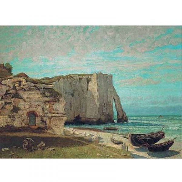 Puzzle 1000 pièces - Art - Courbet : Bord de mer à Etretat - Ricordi-2801N16001G